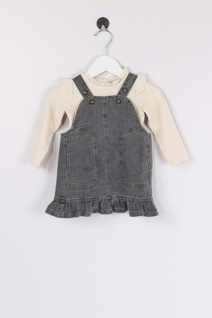 Salopette Denim Grey Denim-4