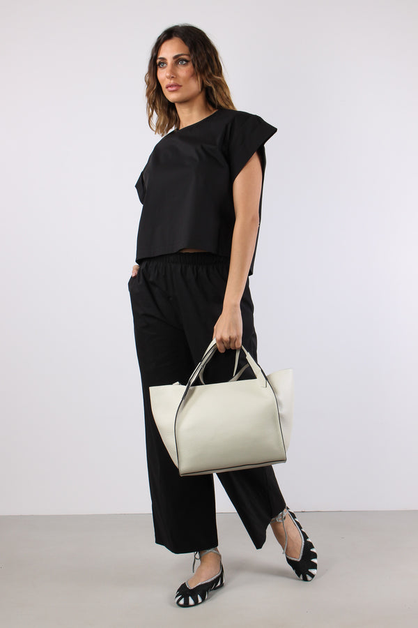 Pantalone Tasche Dietro Nero