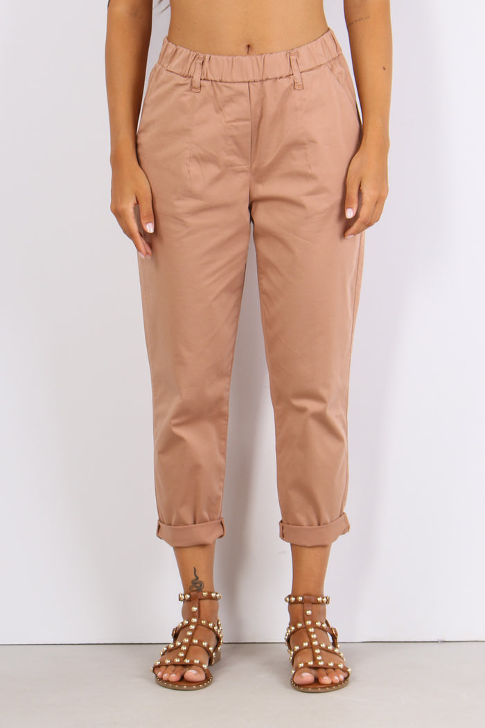 Pantalone Elastico Cotone Legg Nude-3