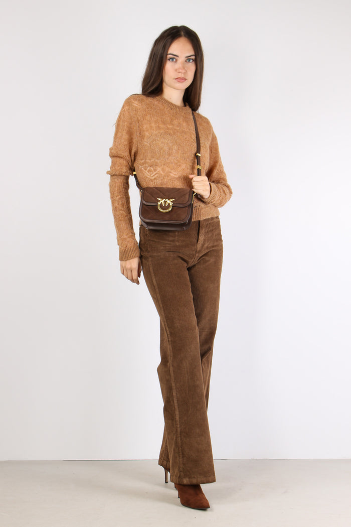 Maglia Traforata Mohair Tortora-6