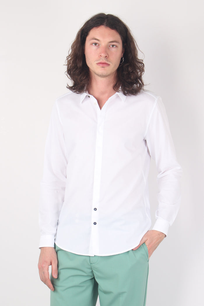 Camicia Cannoncino Bianco-6