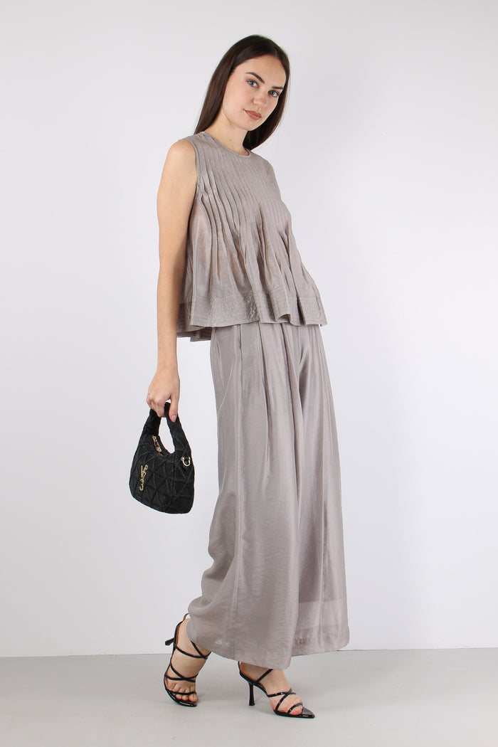 Pantalone Arriccio Vita Pences Fango