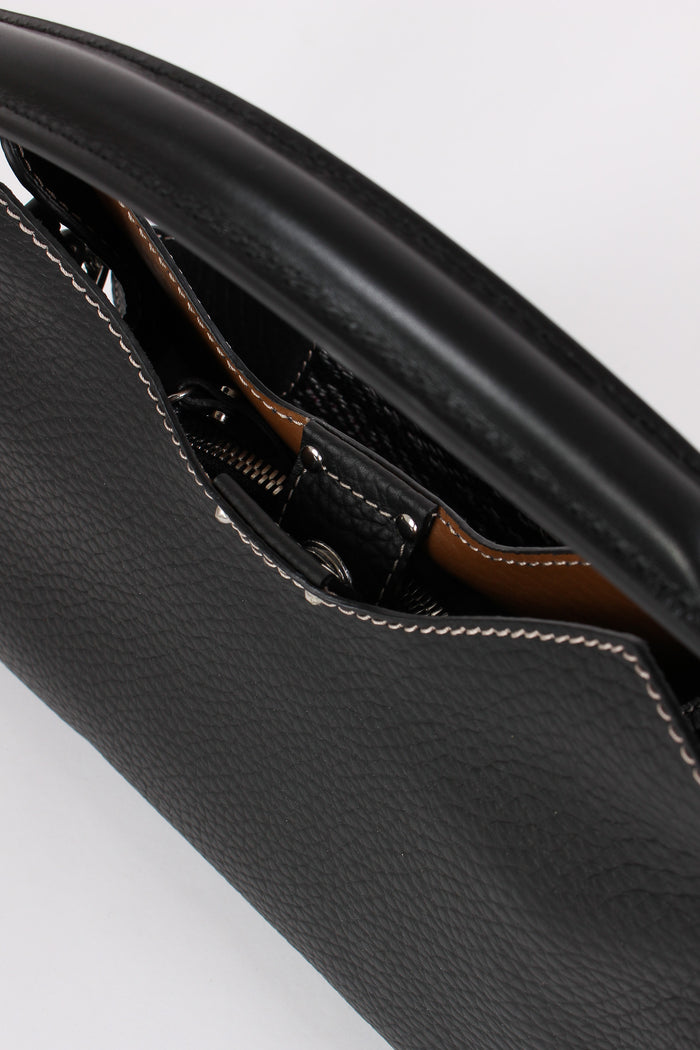 Aurora Shopping Trapezio Small Nero/castoro-6