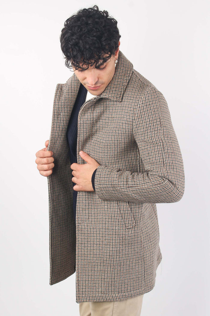 Cappotto Tweed Moro/nero-7