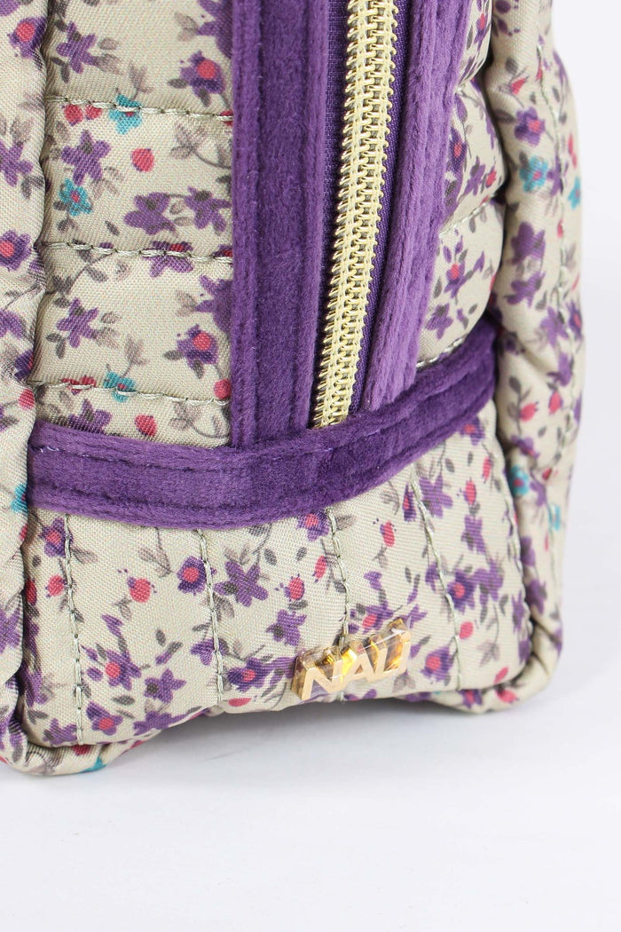 Pochette Patch Lettera R Beige/viola-7