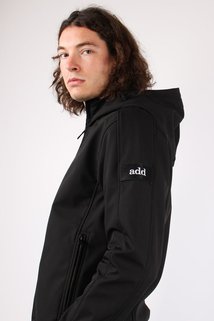 Giubbotto Softshell Zip Noir-6