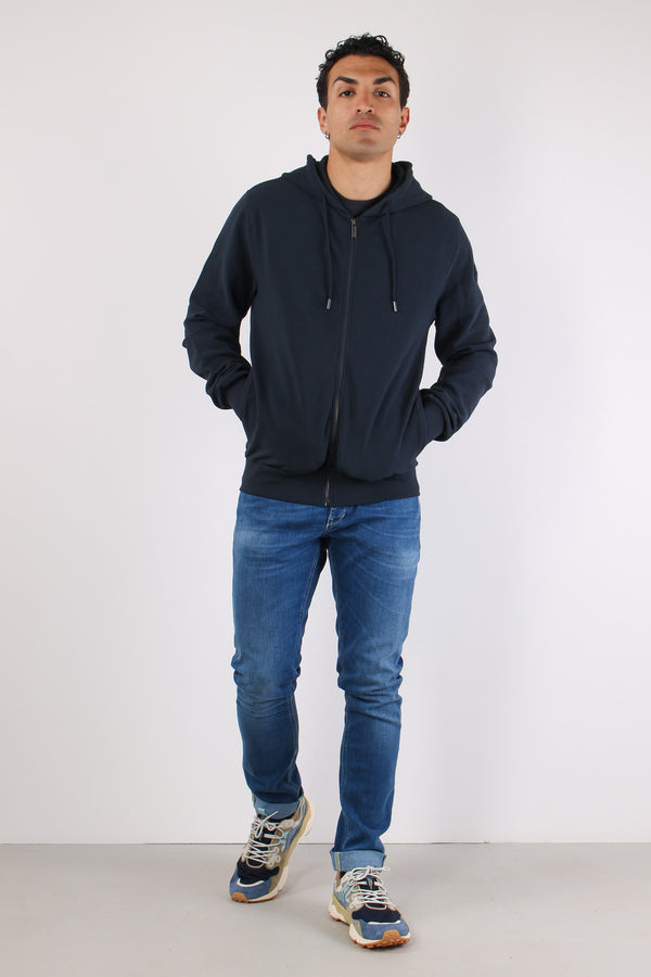 Felpa Zip Ottoman Navy-2