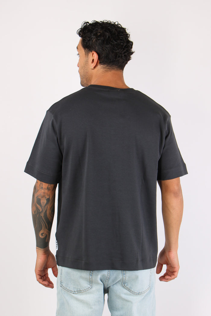 T-shirt Over Jersey Piombo-5