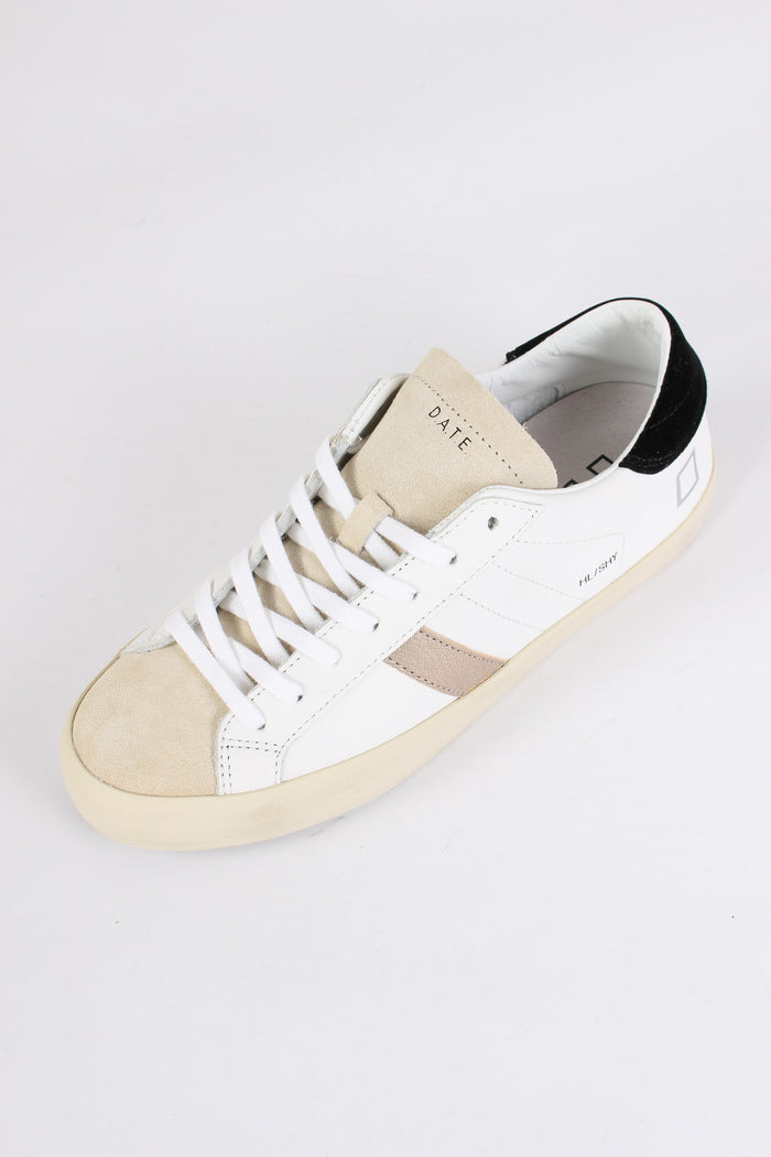 Sneaker Hill Low Shiny White/black-4