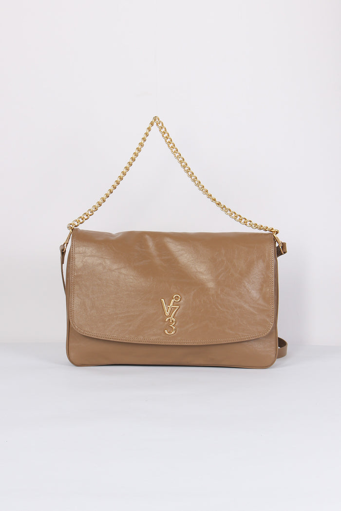 Louise Maxi Pochette Logo Taupe