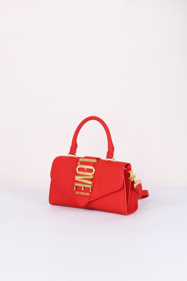 Pochette 1 Manico Maxi Logo Rosso-2