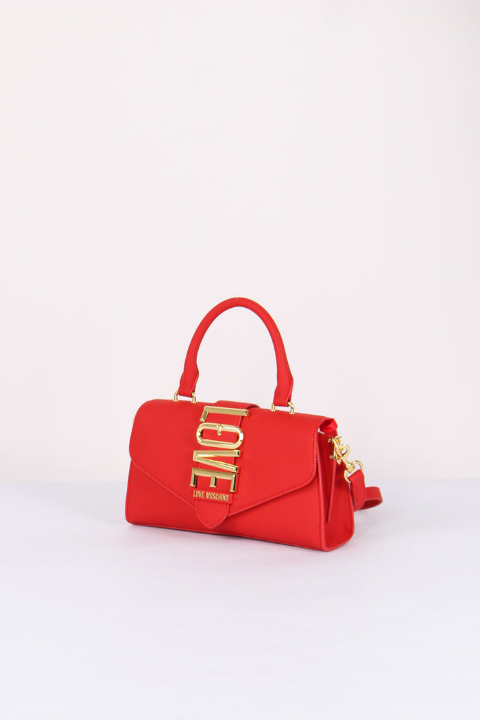 Pochette 1 Manico Maxi Logo Rosso-2