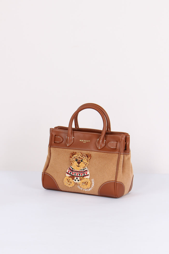 Mini Shopping Orsetto Camel-2