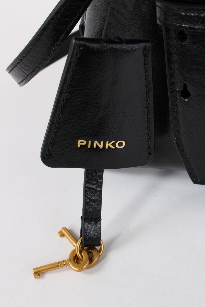 Bowling Bag Zip Mini Nero/gold-7