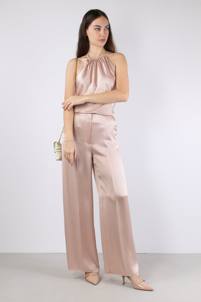 Carota Top Satin Smanicato Rosa Mogano-3