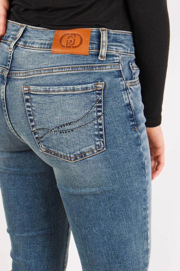 Jeans Authentic Slim Denim Chiaro-8