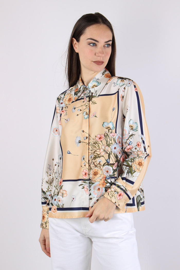 Camicia Fantasia Foulard Blu/bloom-2