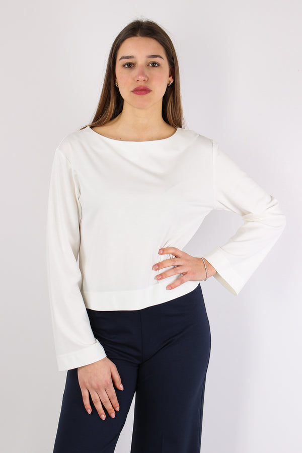 T-shirt M/l Scavo Barca Panna-2