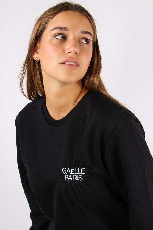 Felpa Logo Arriccio Nero-2