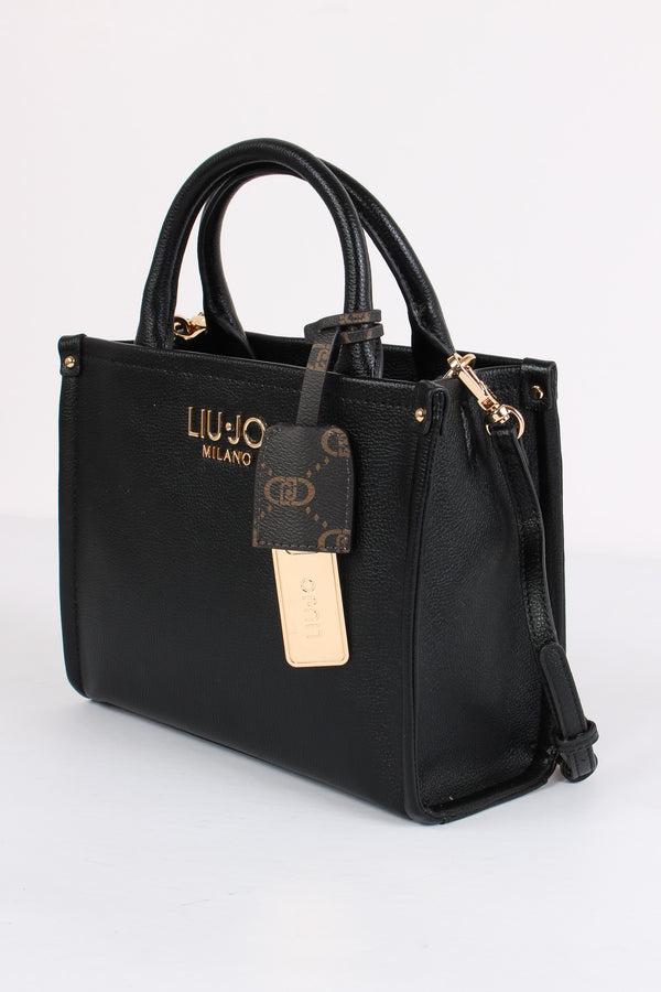 Shopping Piccola Tweed Nero-2