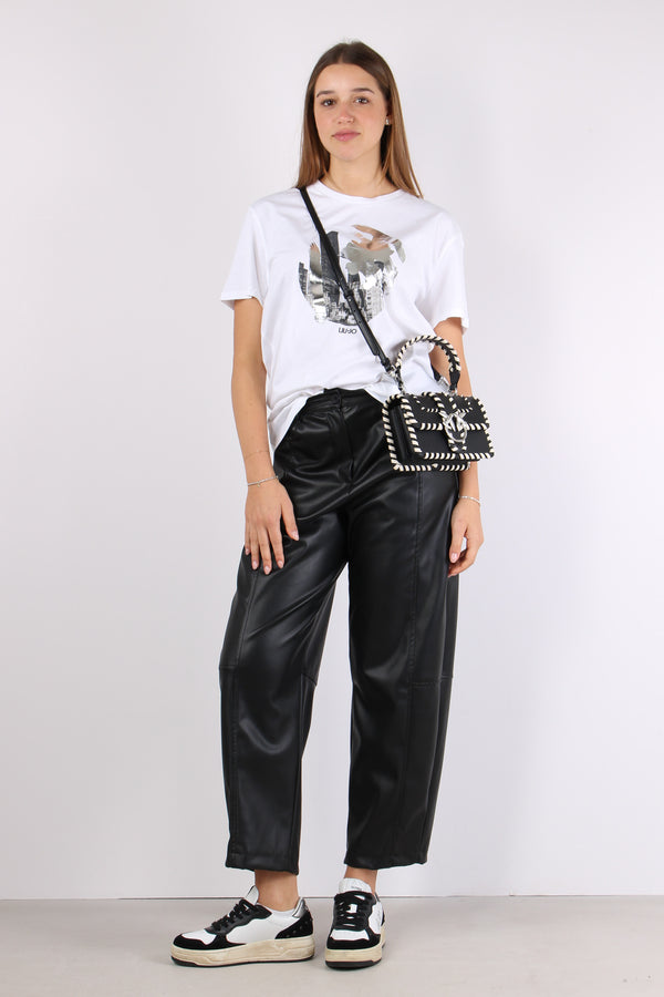 T-shirt Lamina Stampa Bianco/city