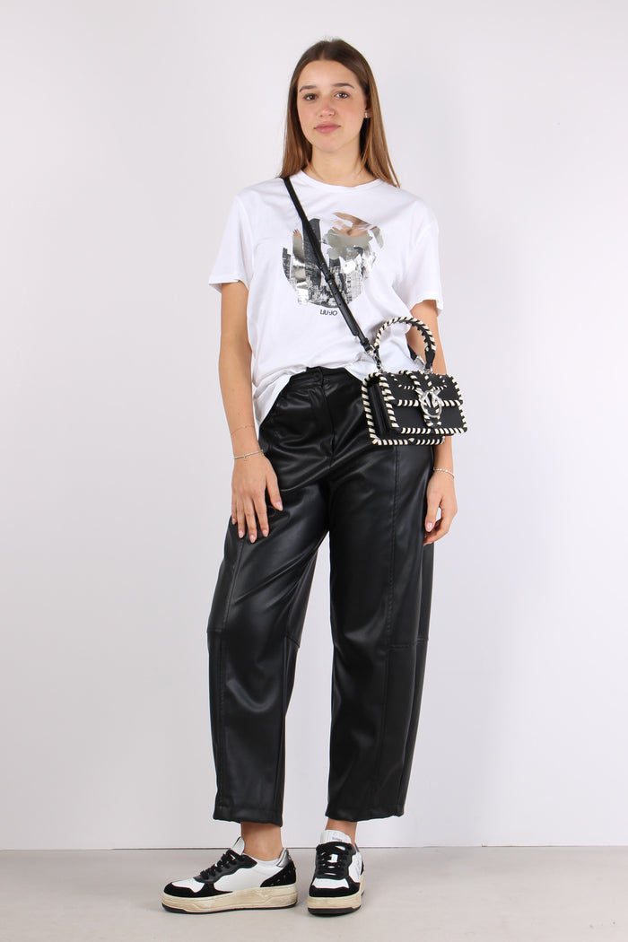 T-shirt Lamina Stampa Bianco/city