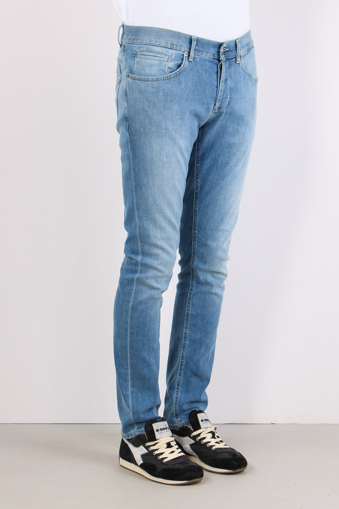 George Denim Slavato Risvolto Denim Chiaro-7