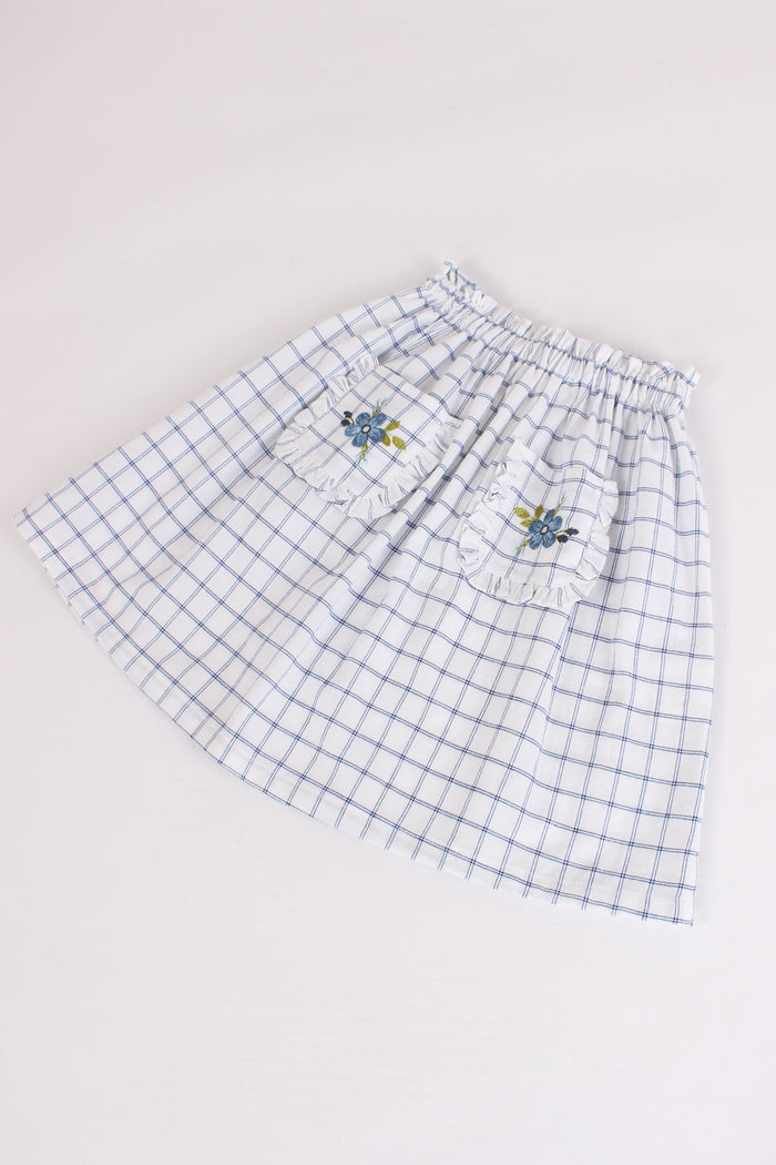 Gonna Quadri Check Blu-3