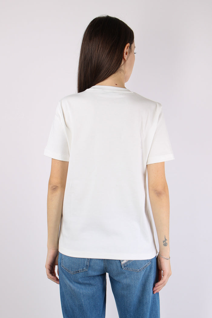T-shirt Slim Logo Gesso-4