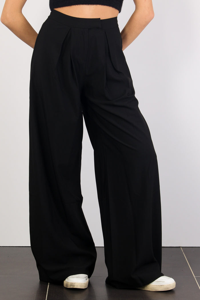 Pantalone Ampio Pences Black-2