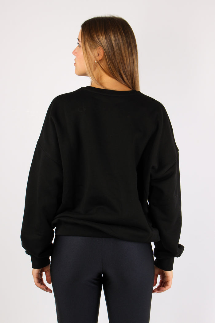 Felpa College Nero-4