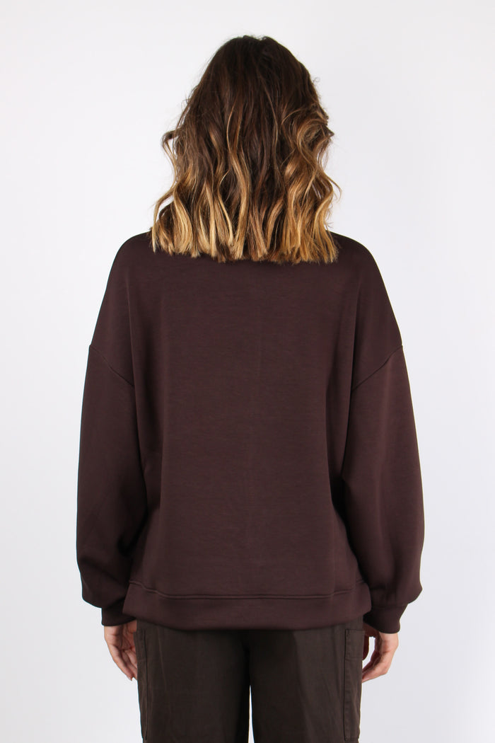 Felpa Modal Spacchi Moro-4