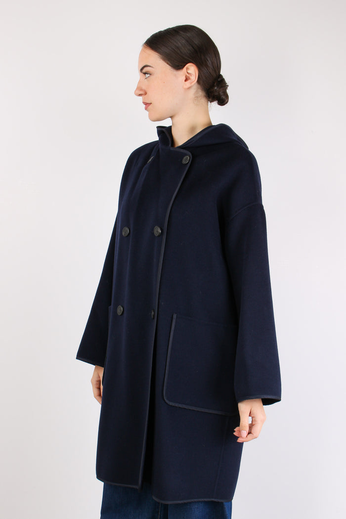 Bergen Cappotto Montgomery Blu-4