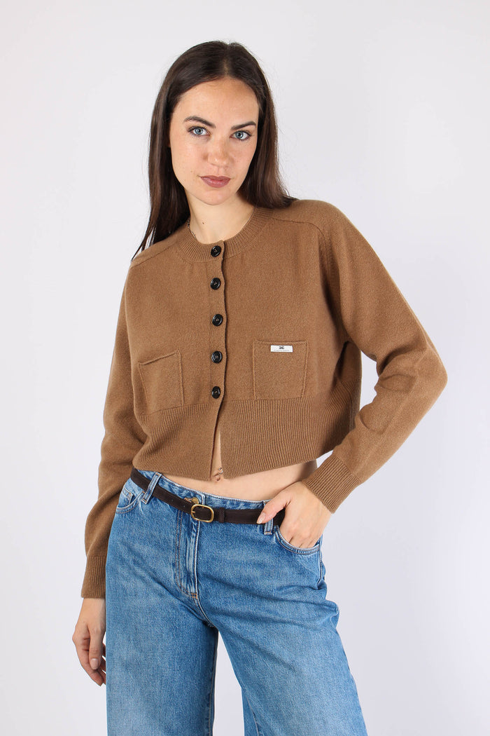 Cardigan Bottoni Daino