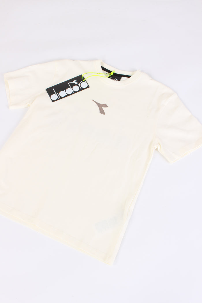 T-shirt Cotone Crema-5