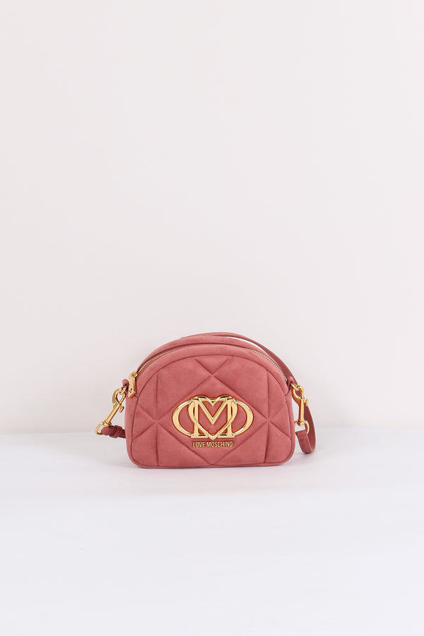 Tracolla Tonda Trapunta Rosa Antico