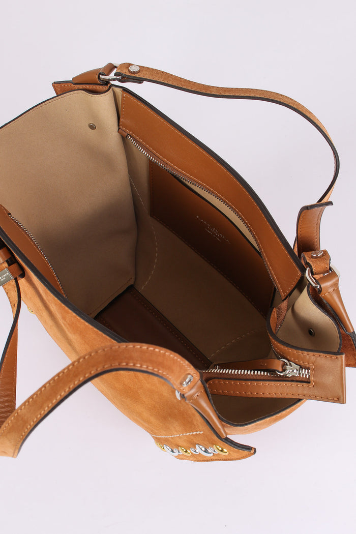 Bloom Shopping Camoscio Borchi Caramello-5