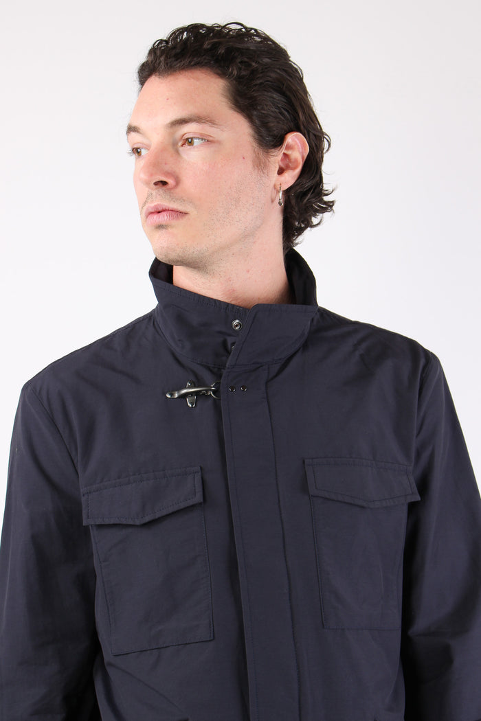 Feel Jacket Nylon Gancio Blu-7