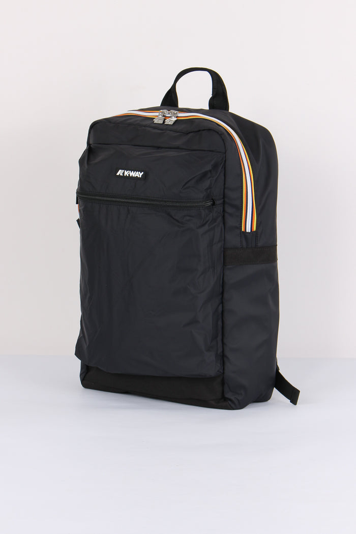 Zaino Nylon Piatto Black Pure-2