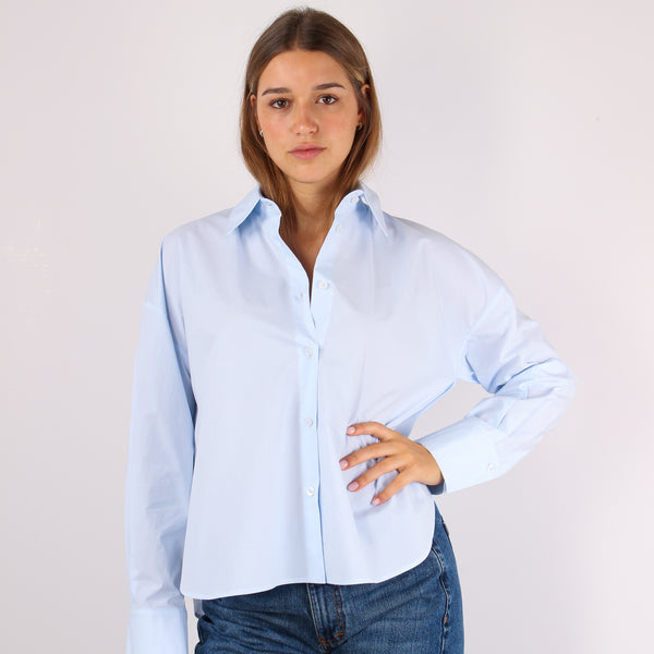 Camicia Doppio Colletto Celeste-2