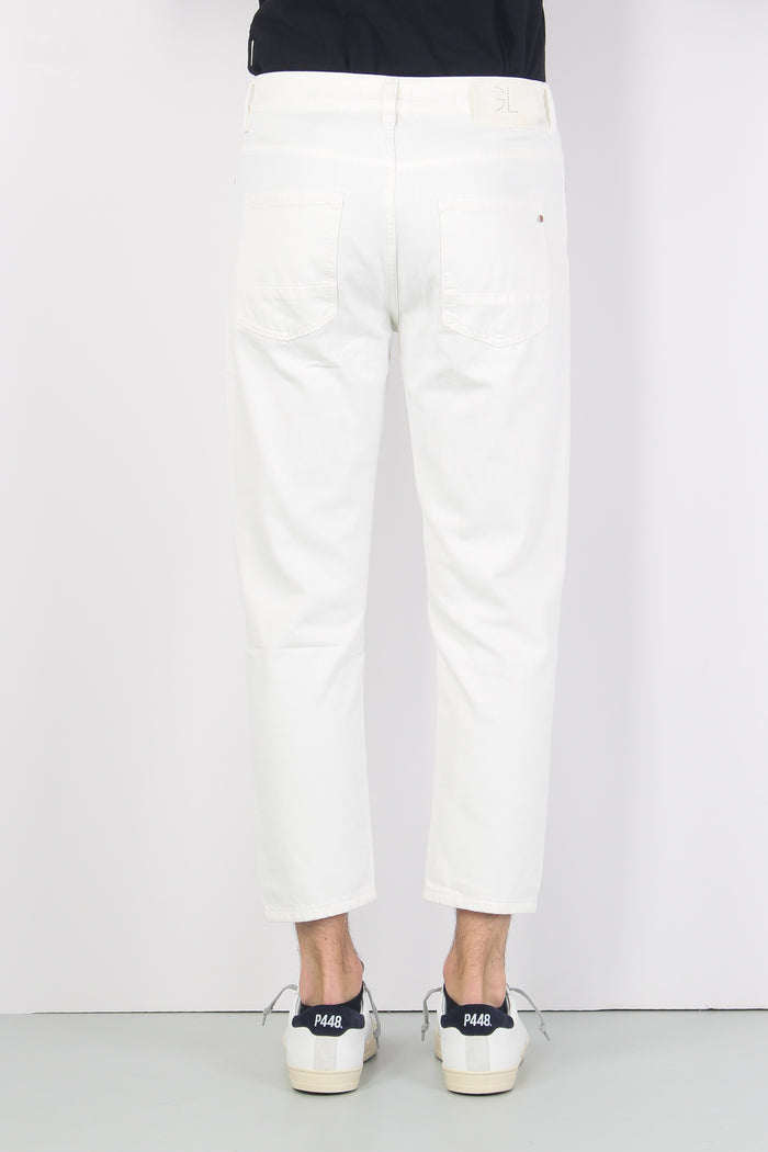 Jeans 5 Tasche Pulito White-3