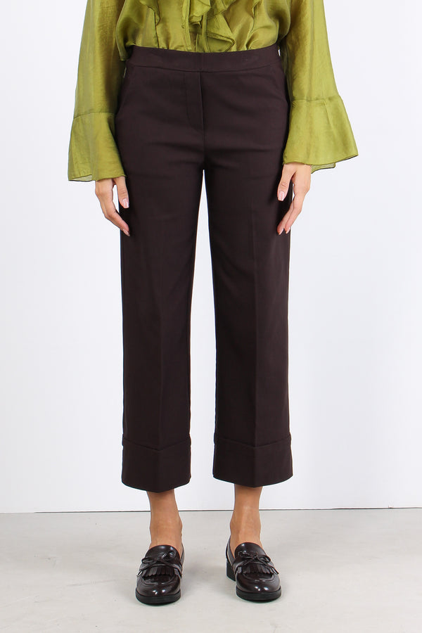 Pantalone Bengalina Cropped Moro-2