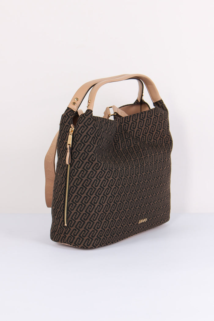 Hobo Logo Allover Testa Di Moro-2