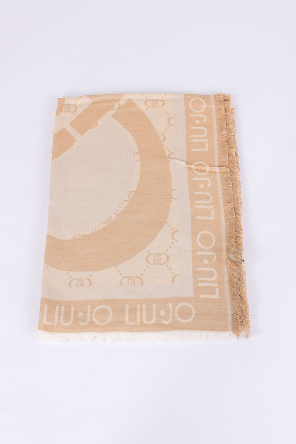 Square Jacquard Logo Sabbia