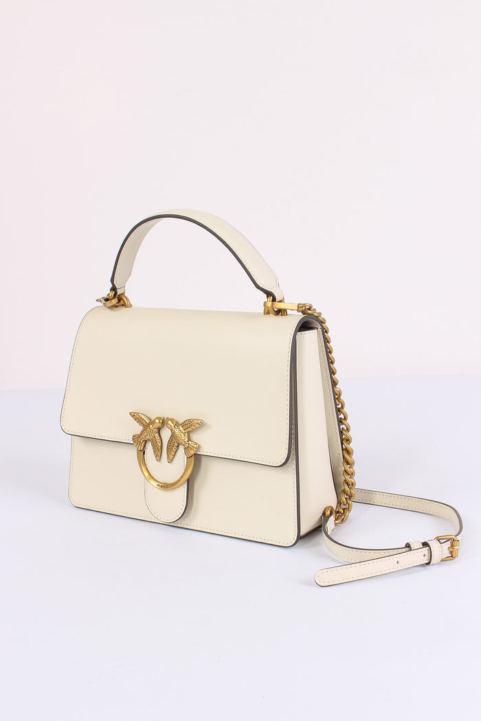 Borsa 1 Manico Love One Bianco-4