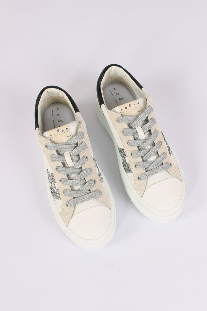 Sneaker Crosswind Glitter Bianco-6