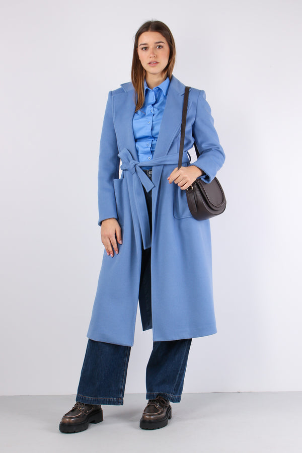 Cappotto Vestaglia Tasca Toppa Ortensia