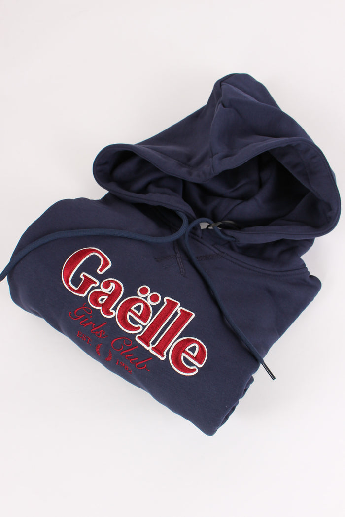 Felpa Over Logo College Blu Scuro-3