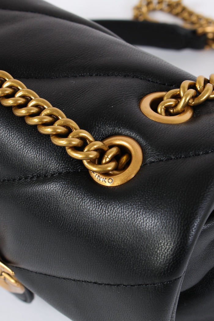 Tracollina Love Puff Nappa Nero/gold-5