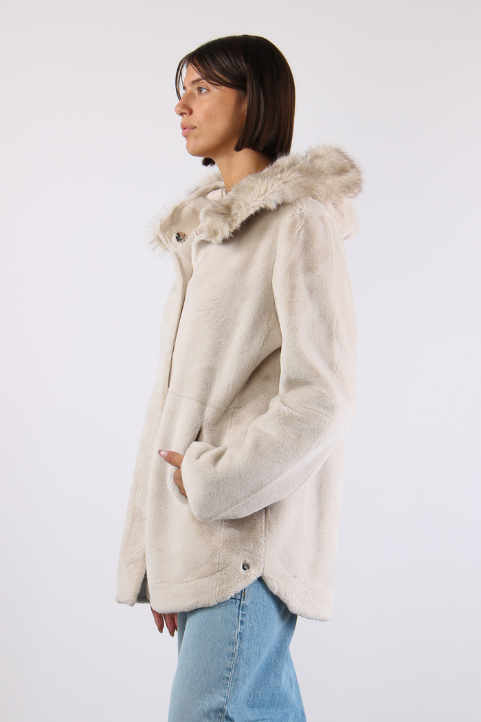 Montone Ecopelliccia Stondato Birch-4